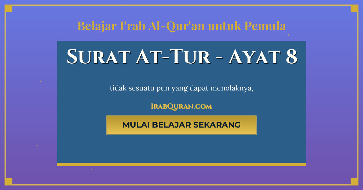 Thumbnail Surat At-Tur Ayat 8