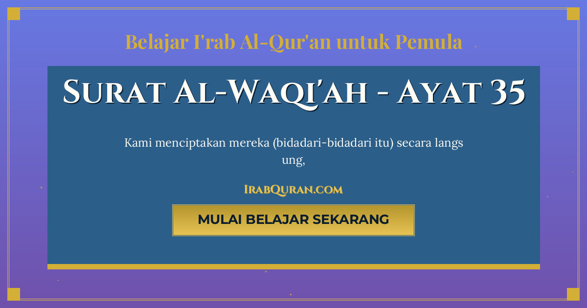 Thumbnail Surat Al-Waqi'ah Ayat 35