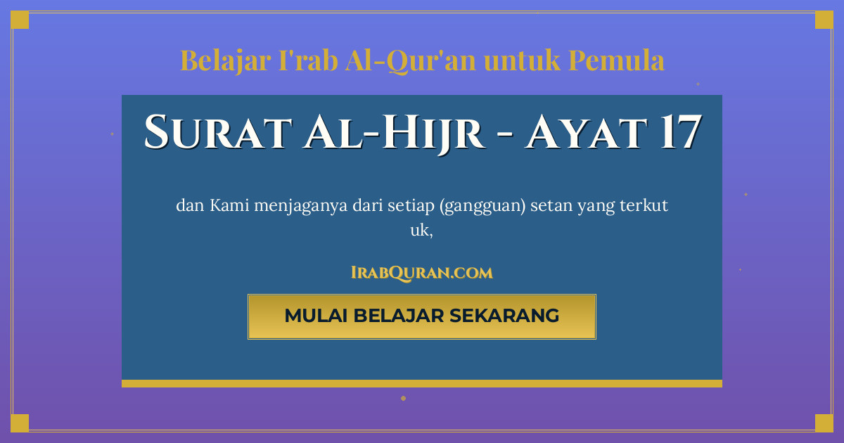 Thumbnail Surat Al-Hijr Ayat 17