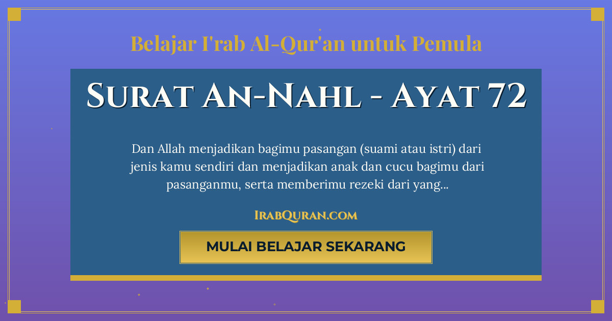 Thumbnail Surat An-Nahl Ayat 72