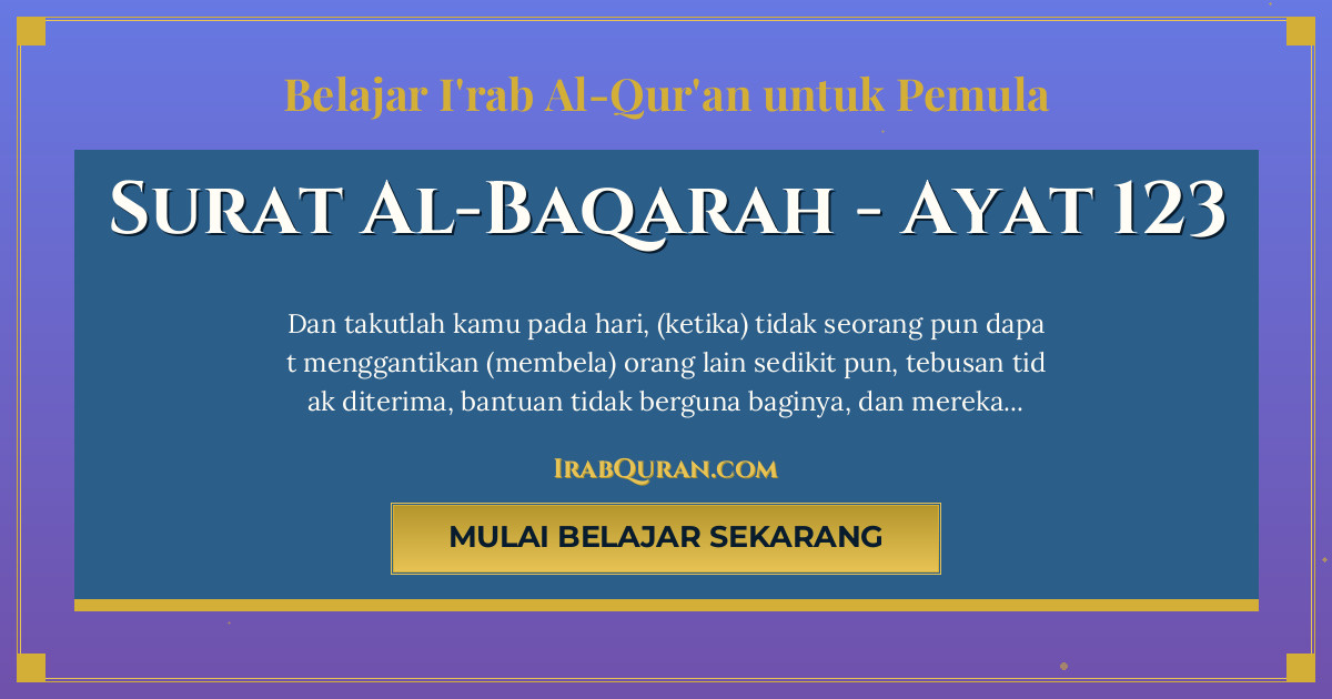 Thumbnail Surat Al-Baqarah Ayat 123