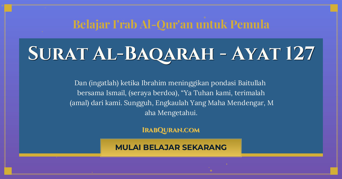 Thumbnail Surat Al-Baqarah Ayat 127