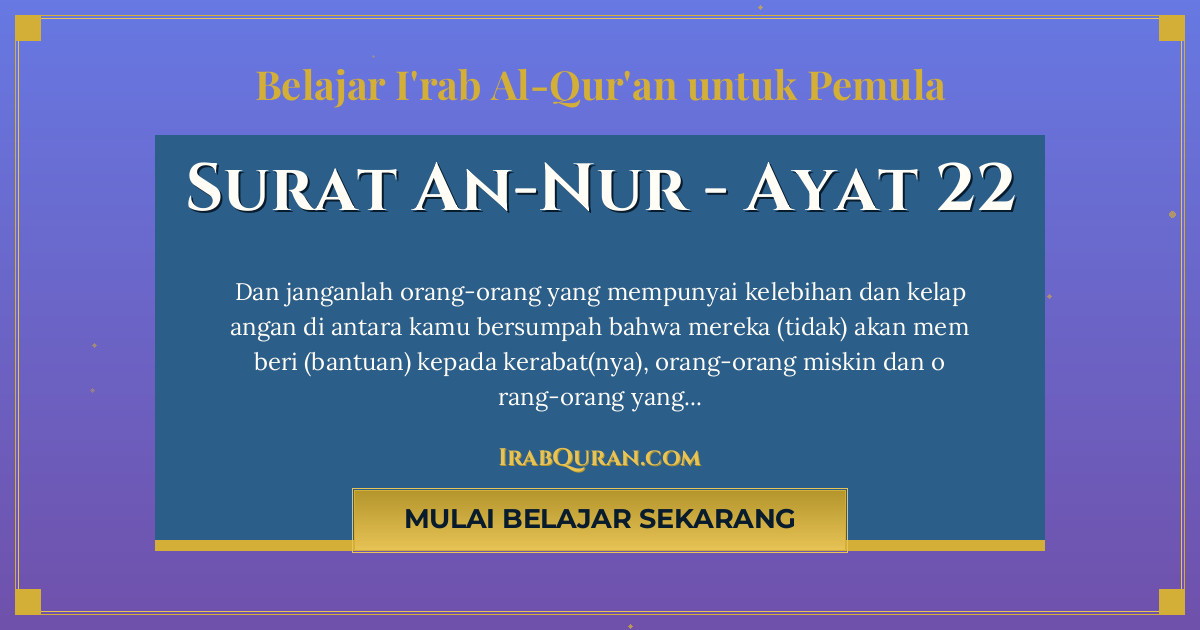 Thumbnail Surat An-Nur Ayat 22