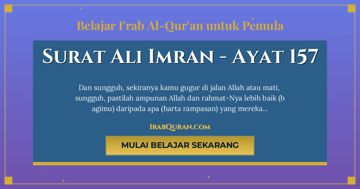 Thumbnail Surat Ali Imran Ayat 157