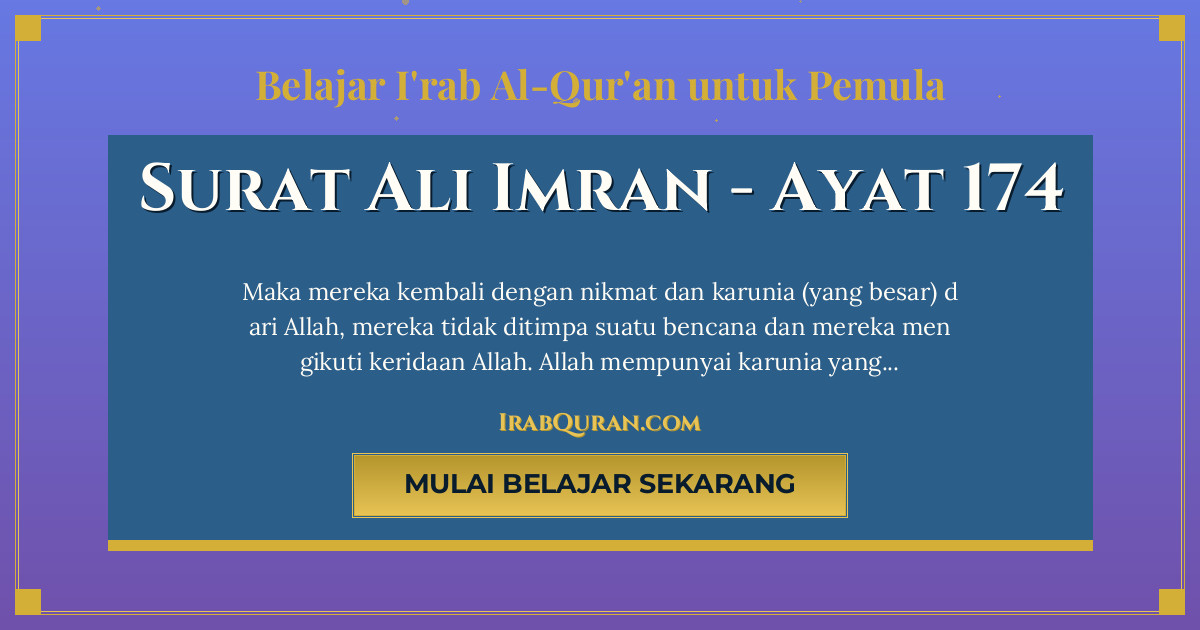 Thumbnail Surat Ali Imran Ayat 174