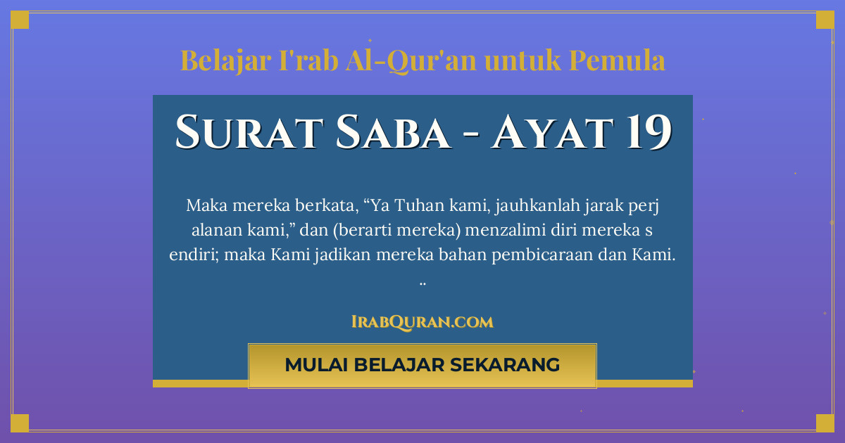 Thumbnail Surat Saba Ayat 19
