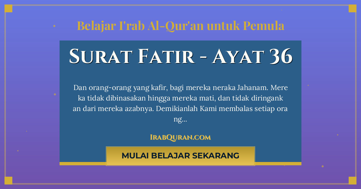 Thumbnail Surat Fatir Ayat 36