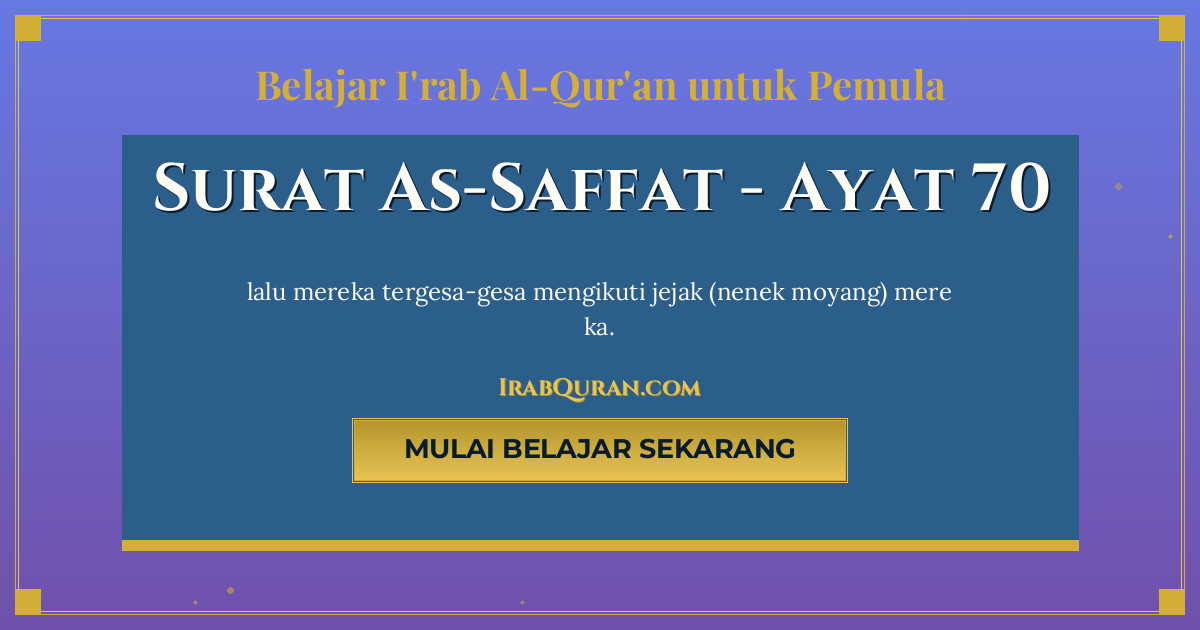 Thumbnail Surat As-Saffat Ayat 70