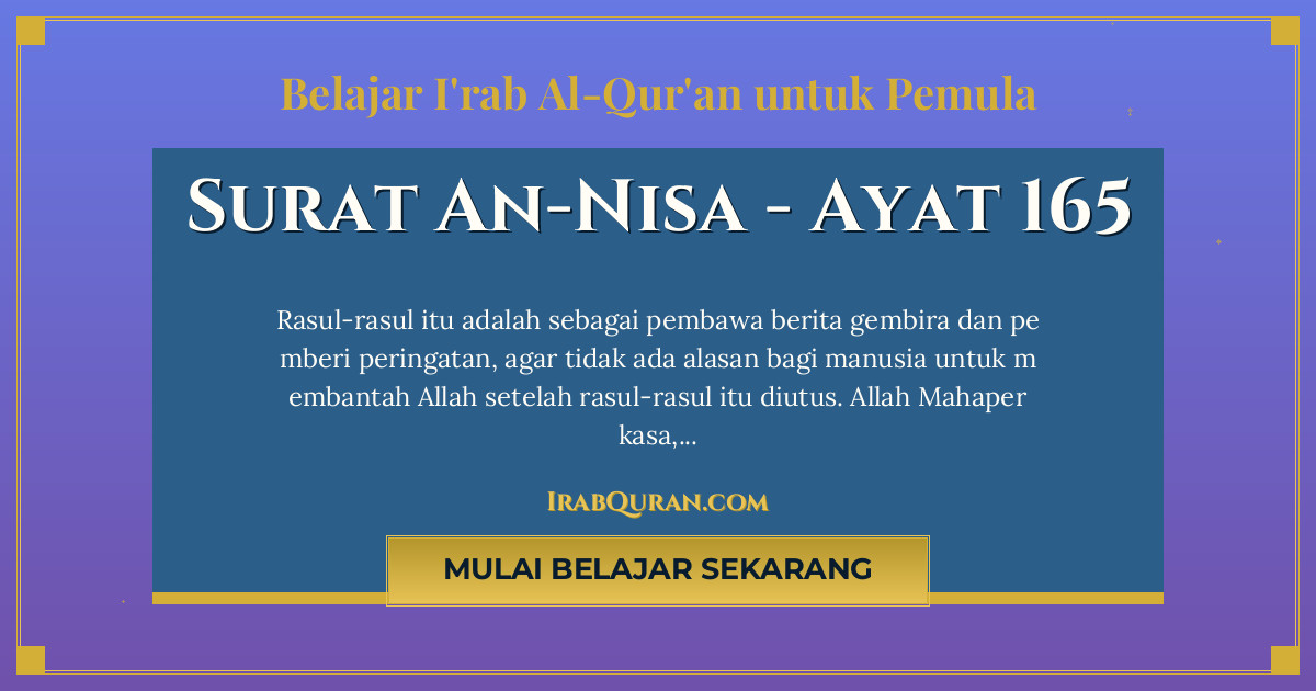 Thumbnail Surat An-Nisa Ayat 165