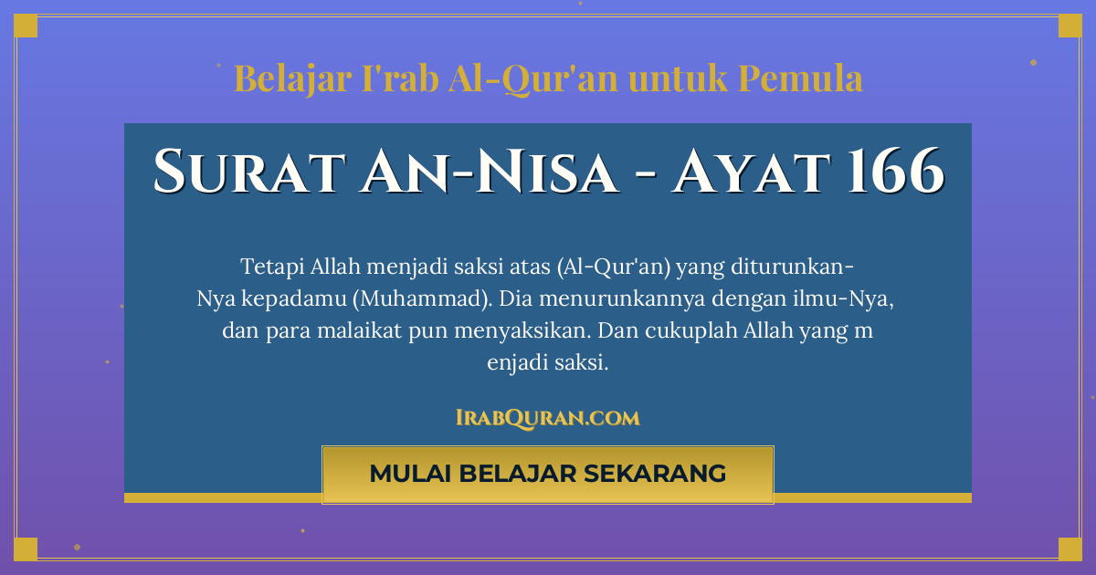 Thumbnail Surat An-Nisa Ayat 166