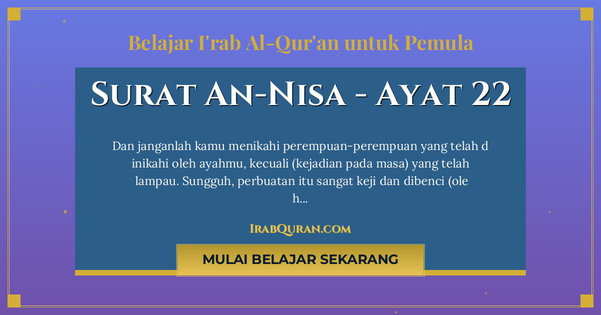 Thumbnail Surat An-Nisa Ayat 22