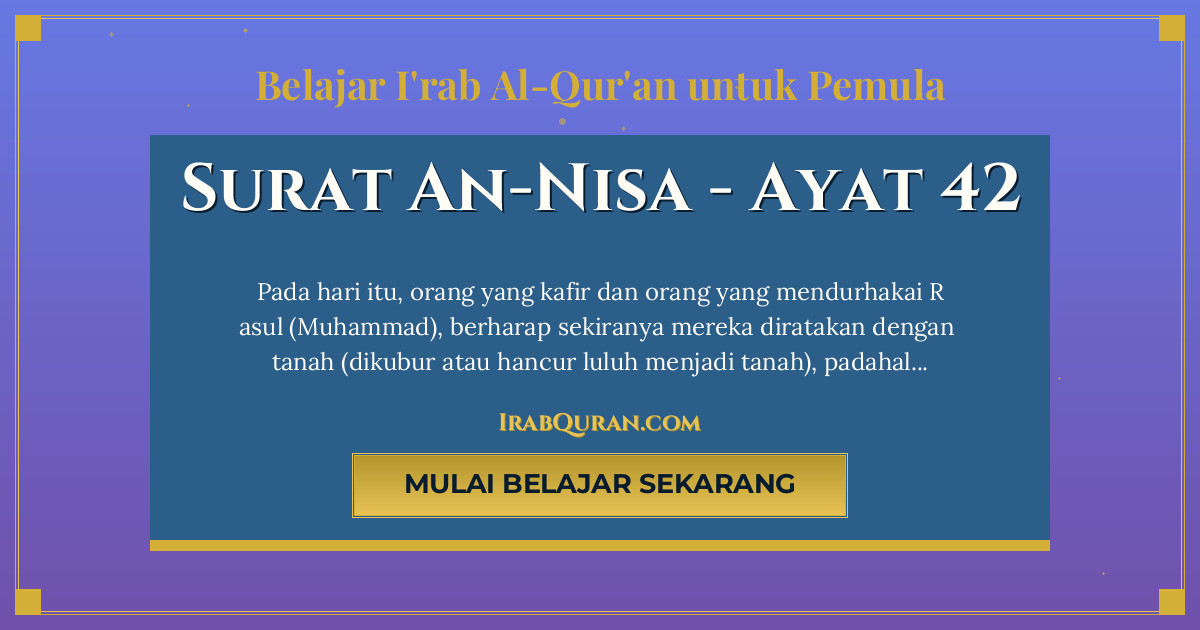 Thumbnail Surat An-Nisa Ayat 42