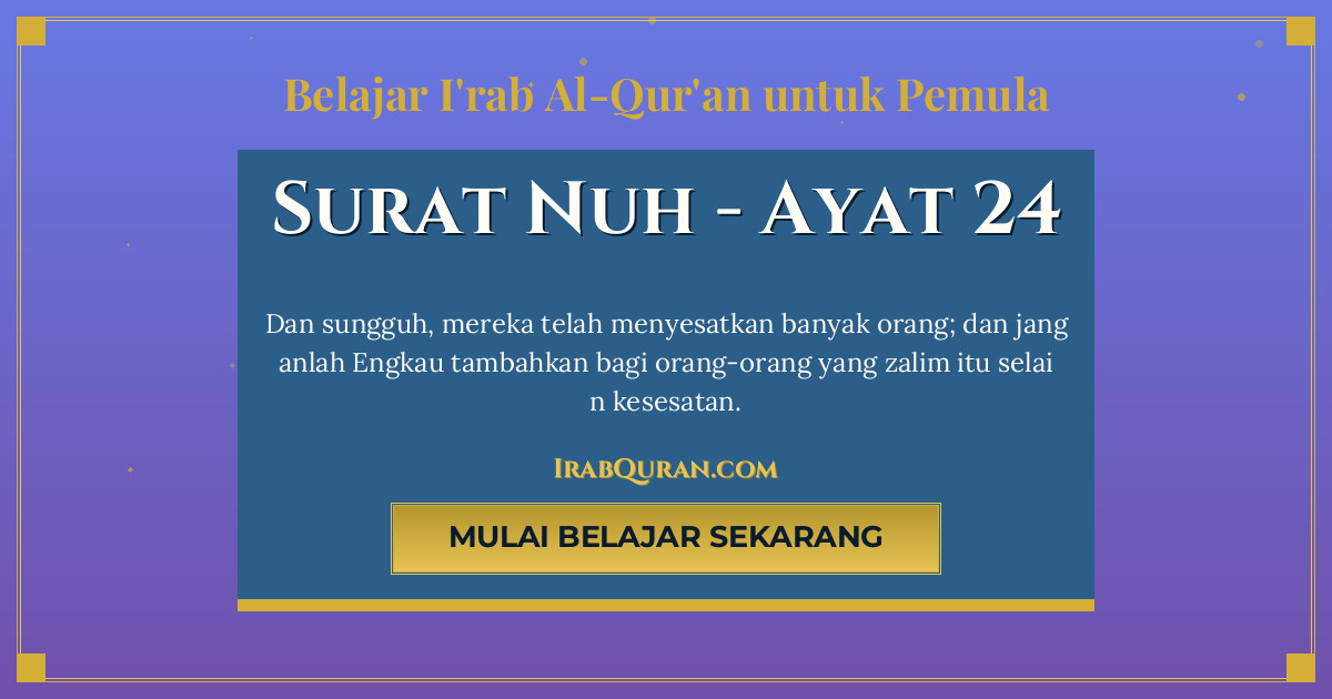 Thumbnail Surat Nuh Ayat 24