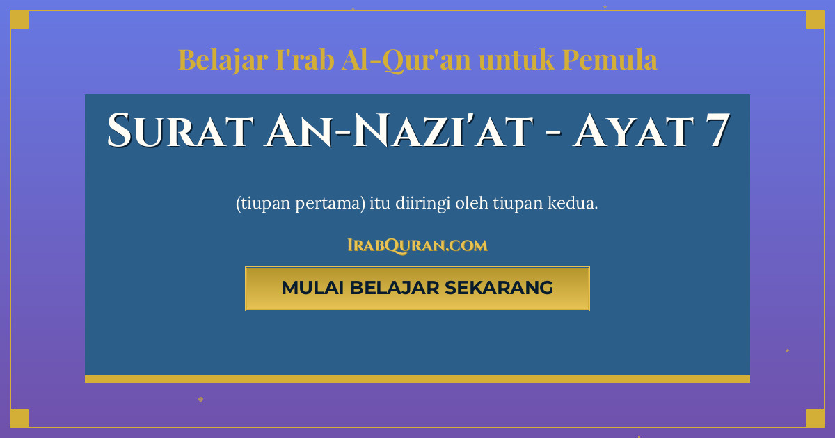 Thumbnail Surat An-Nazi'at Ayat 7