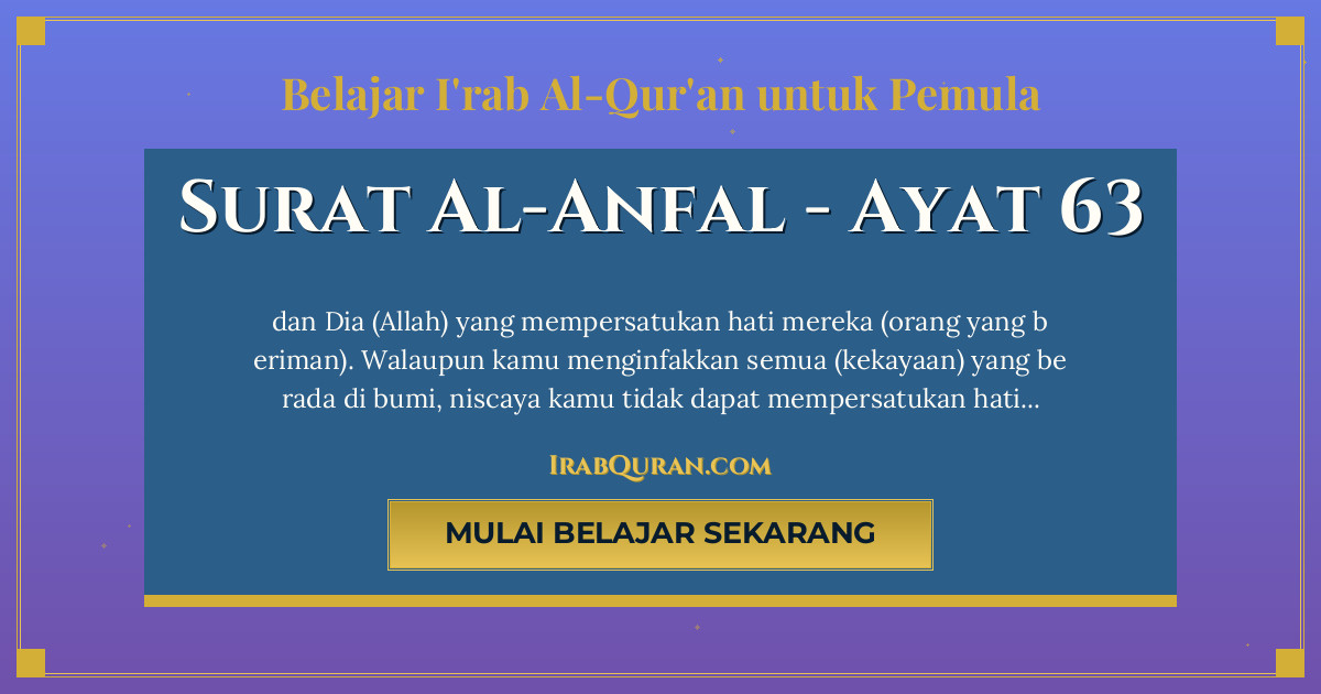 Thumbnail Surat Al-Anfal Ayat 63