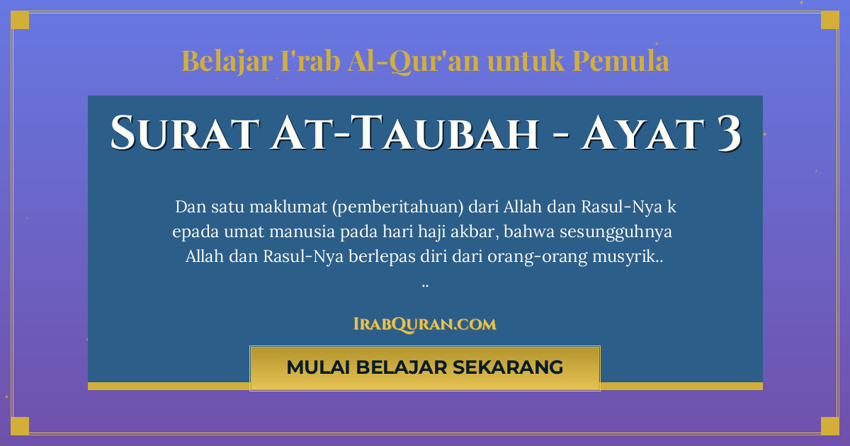 Thumbnail Surat At-Taubah Ayat 3