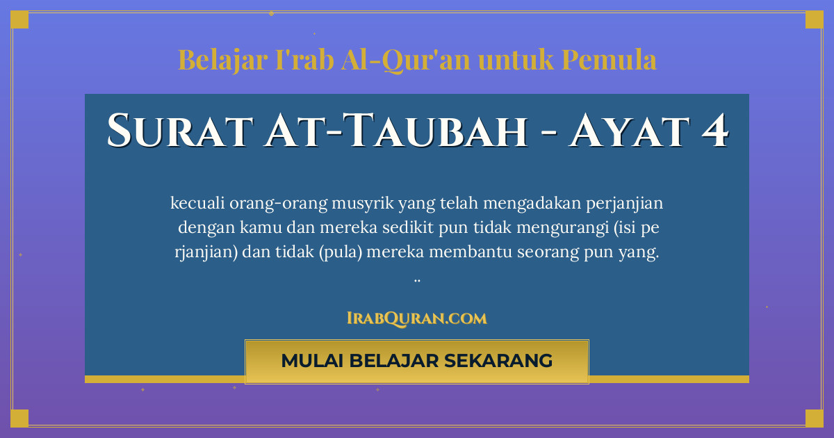 Thumbnail Surat At-Taubah Ayat 4