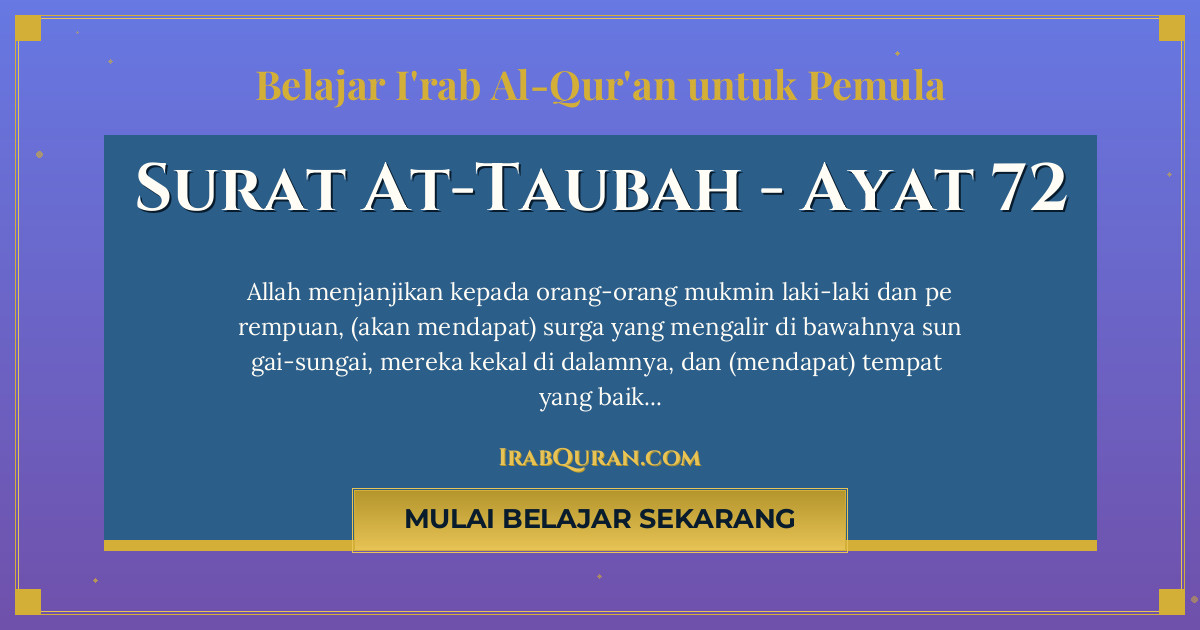 Thumbnail Surat At-Taubah Ayat 72